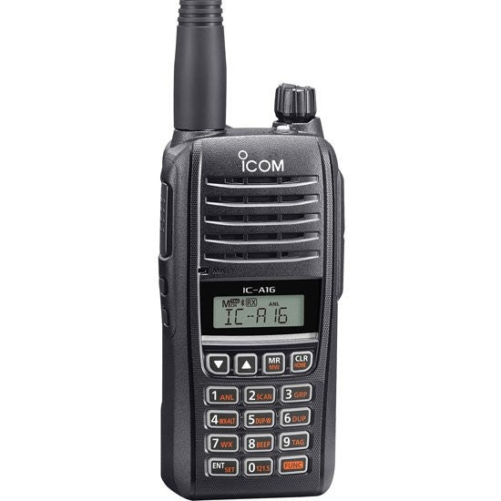 IC-A16 VHF Air band handheld transceiver – Freeway Communications