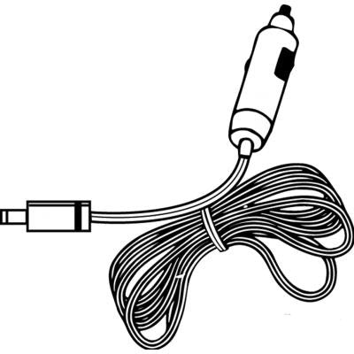 Cobra 420-017-N-001 12V CLP Cord for HH 38 WX ST and HH ROAD TRIP - Freeway Communications - Canada's Wireless Communications Specialists