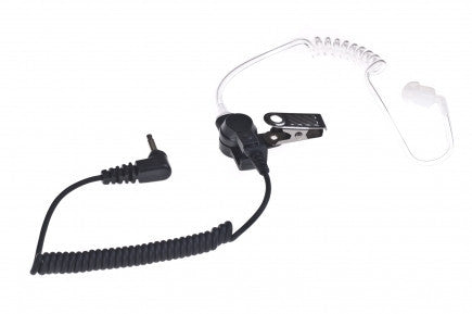 Single Pin Listen Only w/ QD Acoustic Tube (18", 3.5mm L-shape) - Freeway Communications - Canada's Wireless Communications Specialists