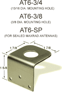 Fender Mounting Bracket - AT6 - Universal - Freeway Communications - Canada's Wireless Communications Specialists