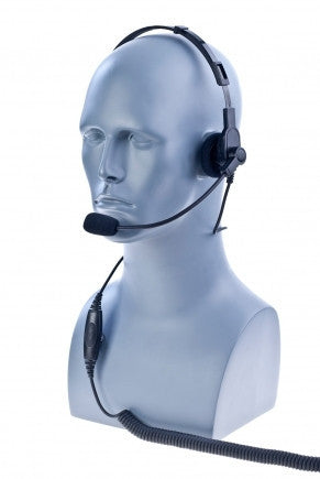 Over the head, OEM style metal headband, single muff headset - Freeway Communications - Canada's Wireless Communications Specialists