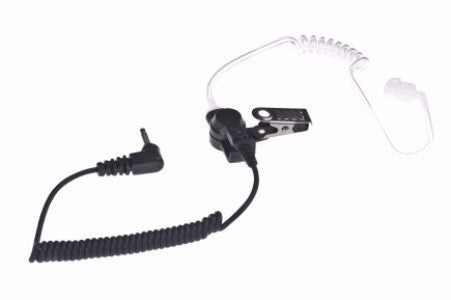 Single Pin Listen Only w/ QD Acoustic Tube (18", 3.5mm L-shape) - Freeway Communications - Canada's Wireless Communications Specialists