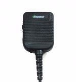 Platinum Series, public safety grade, waterproof Speaker Mic w/volume switch and 3.5mm audio jac - Freeway Communications - Canada's Wireless Communications Specialists